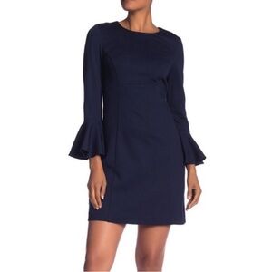 Trina Turk Panache Ponte Bell Sleeve Dress